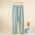 thumbnail image 2 of HVOBTTY Women's Long Pajama Pants, Pajama Pants for Women, 0 Green, M, 2 of 4