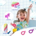 thumbnail image 4 of 6Pcs Squishy Fidget Toys Worm Noodle Stretch String Rope Anti Stress Relief Toy  String Fidget Autism Vent Tool for Kids Adults (6PCS Random color), 4 of 7
