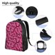 thumbnail image 5 of Fotbe Pink Butterfly Mochila de Viaje para Laptop, Mochila Ejecutiva Delgada y Resistente 15.6", 5 of 8