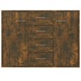 thumbnail image 2 of vidaXL Sideboard Smoked Oak 88x30x65 cm Engineered Wood, 2 of 5