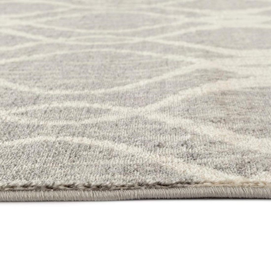 Luxe Weavers Dark Grey 8x10 Geometric Area Rug for Living Room