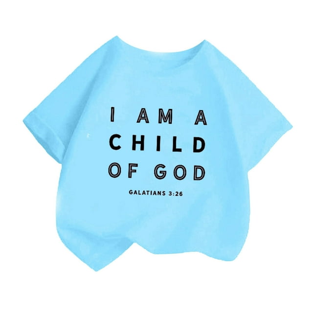 LYHaoo T-Shirt à Manches Courtes Col Rond Imprimé Personnalité Mignonne pour Filles Été Décontracté Ample, Tailles 6-8 Ans