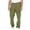 Army Green, variant on Azrian Men Solid Casual Multiple Pockets Outdoor Fitness Pants Cargo Pants Trousers