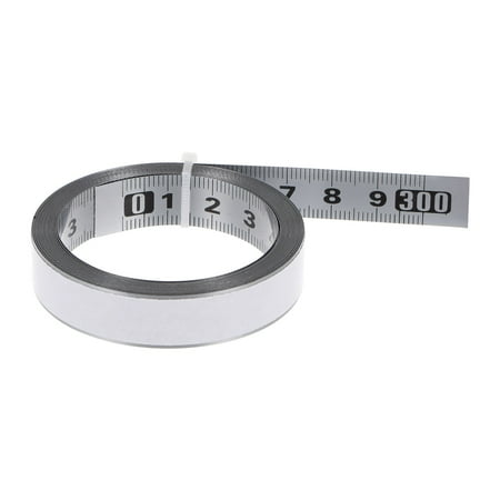 

Self-Adhesive Measuring Tape 300cm Stainless Steel Metric Left to Right Read