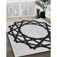 thumbnail image 2 of Ahgly Company Indoor Square Patterned Platinum Gray Area Rugs, 7' Square, 2 of 6