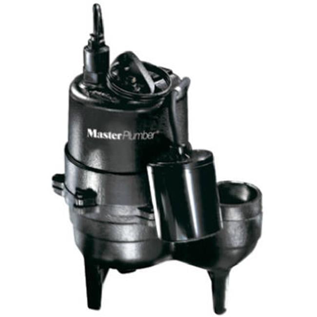 Pentair Water 540155 0.5 HP Automatic Submersible Sewage Pump Walmart