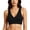 Black, variant on Bras for Women No Show Smooth Wirefree T-Shirt Bra Stretchy Microfiber Everyday Comfort Lingerie M-2XL