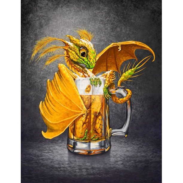 Taladro Pintura Diamante (DE2881) 5D DIY Dinosaurio Cuadrado Completo en Copa Kit de Punto de Cruz 30x40cm Hugtrwg Para estrenar