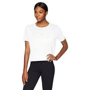 New Balance Women's Essentials Track Club Tee, White, Large