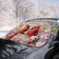 thumbnail image 2 of Xoenoiee Cardinal Cherry Blossom Print Sun Protector for Car Windshield, Automotive Exterior Accessories Windshield Cover Snow Ice Hail Protector Waterproof Windshield Frost Cover, 2 of 7