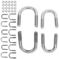 thumbnail image 4 of NUOLUX U Bolt 304 Stainless Steel Fastening Round Bend U Bolts 1 Set for Domestic Use and Industrial Applications, 4 of 8