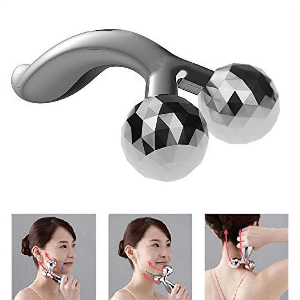 3D Roller Massage Thin Face Massage Roller Machine V Face Slimming Lifting  Body Relaxation Tool Double Chin Remover Muscle Massage Ball 