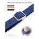 thumbnail image 4 of Braided Watch Bands Elastic Solo Loop Compatible for Apple Watch 7/6/SE/5/4/3/2/1, with Adjustable Buckle, Stretchy Sport Wristband for iWatch 38mm 40, 4 of 4
