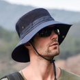 thumbnail image 3 of Promotions Recommend Bucket Hat Lightweight Quick Drying Folding Sunshade Summer Sun Caps With Chin String Hiking Caps, 3 of 6