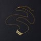 thumbnail image 5 of Collar con colgante de número de año de nacimiento, acero inoxidable, número dorado, collar de cumpleaños, joyería de cadena para mujeres y niñas, 5 of 5