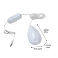thumbnail image 3 of Portable USB Mini Washing Machine | Fruit Vegetable Underwear Cleaner | ABS Material | Multi-Function | Compact Travel Size 3x6.5x12cm | Easy to Use | White | 1 Pack, 3 of 9