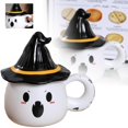 thumbnail image 1 of CRCMURE Glass&Bottle Halloween Mugs | Mug Halloween Mugs | Brew Mug | Good Morning Pumpkin Mugs | Fun Mugs Cup With Lid | Ceramic Cute Mugs | Halloween Cup For Hallowee, 1 of 9