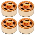 thumbnail image 1 of Moyeux de Roue Beadlock, Moyeux de Pneus de Véhicule RC Support de Route Solide avec Combinés pour Routes Dures Orange, 1 of 8