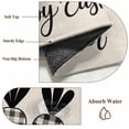 thumbnail image 6 of Area Rugs 2.7'x5', Happy Easter Carpet for Living Room Bedroom Dining Room, Black Plaid Carrots Spring Country Beige Throw Kitchen Rugs Non Slip Washable Rectangle Indoor Outdoor Rugs, 6 of 8
