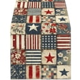 thumbnail image 2 of EGNMCR Patriotic Tablecloths 4th Of July Decorative Tablecloth And Table Runner Independence Day Patriotic Table Linen Set Dining Table Home Decoration Linen tables runner, 2 of 7