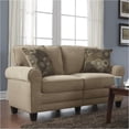 thumbnail image 2 of Pemberley Row Velvet Marzipan Beige Loveseat Rectangular 61" Unassembled, 2 of 4