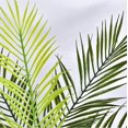 thumbnail image 4 of Paquete de 12 hojas de palma artificiales, hojas de palma artificiales, hojas de palma tropicales grandes, plantas verdes para fiestas hawaianas., 4 of 5
