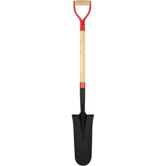 Nohovu Spade Shovel for Digging, Heavy Duty Shovel with D-Handle, Trench Shovel for Gardening, 45 Inches