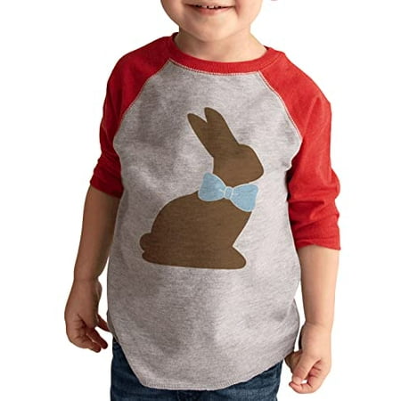 

7 ate 9 Apparel Boys Happy Easter Shirts - Chocolate Bunny Red Shirt 12 Months