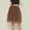Coffee, variant on Women's Tulle Skirt Carnevale New Tulle Skirts Knee Length Long Adult Tutu Layered Short Prom Party Midi Skirt