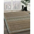 thumbnail image 2 of Ahgly Company Indoor Square Abstract Brown Abstract Area Rugs, 4' Square, 2 of 6