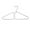 Gray 【4* clothes hangers】, variant on Space-Saving Plastic Clothes Hanger, Slim Adjustable Hanger, Lightweight Plastic, Easy To Fold, Compact Design, Ideal For Travel, Hang Clothes Efficiently, Universal Household Hanger TOPLIU