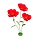 thumbnail image 3 of Flores gigantes para bodas, flores artificiales grandes, corona decorativa multiusos Rojo, 3 of 9