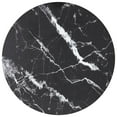thumbnail image 1 of vidaXL Table Top Black Ø80x1 cm Tempered Glass with Marble Design, 1 of 3