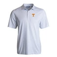 thumbnail image 2 of Men's Cutter & Buck White Tennessee Volunteers Pike Eco Pebble Print Stretch Recycled Polo, 2 of 3