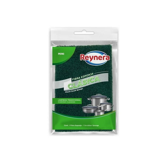 Fibra esponja Reynera mini verde 1 pieza