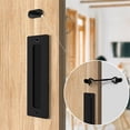 thumbnail image 4 of Goodhd 12Inch Sliding Barn Door Handle Pull And Flush Gate Hardware Kit Set Matte Black, 4 of 8