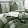 thumbnail image 2 of Kath 7 Piece Comforter Set, King, Green, 2 of 4