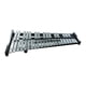 thumbnail image 4 of 37 Nota Metal Xilófono Percusión Marco de metal Glockenspiel Xilófono Instrumento de música Juguete para regalo de cumpleaños Niños y adultos amantes, 4 of 8