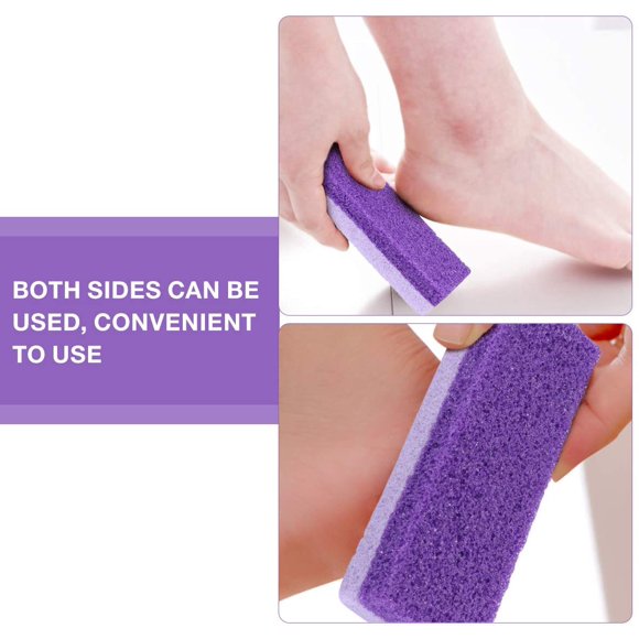2Pcs Foot Pumice Stone Exfoliator Pedicure File Block Callus Remover Scrubber