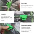 thumbnail image 4 of Plastic Tunnel Mesh Pole Film Buckle Fruit Cover Hoop Garden Supplies Pipe Clamp Net Fixing Sunshade Net Clip GREEN, 4 of 8