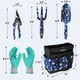 thumbnail image 2 of Juego de herramientas de jardín WORKPRO de aluminio resistente, 5 piezas con bolsa azul, 2 of 7
