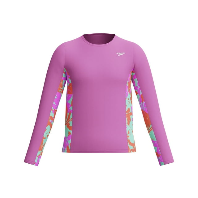 Speedo Boy's UV Protection Colour Block Redondo Volley 15" Swim Short - Peacoat, Size L