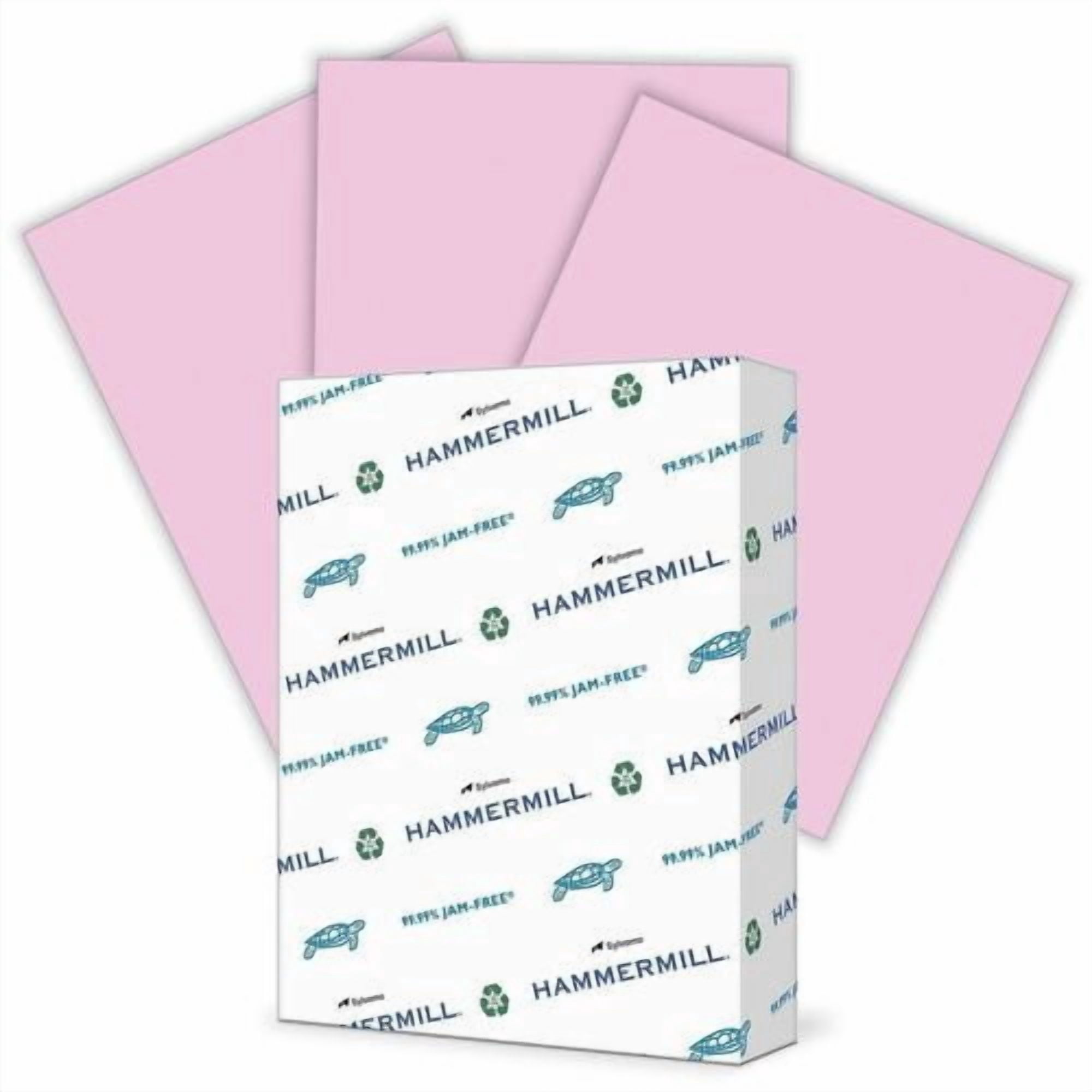 Hammermill Colors Recycled Copy Paper - Lilac Letter 8 1/2 x 11 20 lb Basis Weight Smooth Jam-free Archival-safe Acid-free (102269CT) | 2 Cartons (20 Reams)