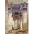 thumbnail image 2 of Roberts, David 14x18 Black Ornate Wood Framed with Double Matting Museum Art Print Titled - Egyptian View, 2 of 4