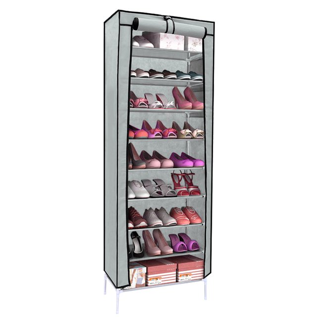 Zapatero De 10 Niveles, Organizador De Almacenamiento, Estante Para Zapatos Para Oficina En Casa Monstrate HA024362-03