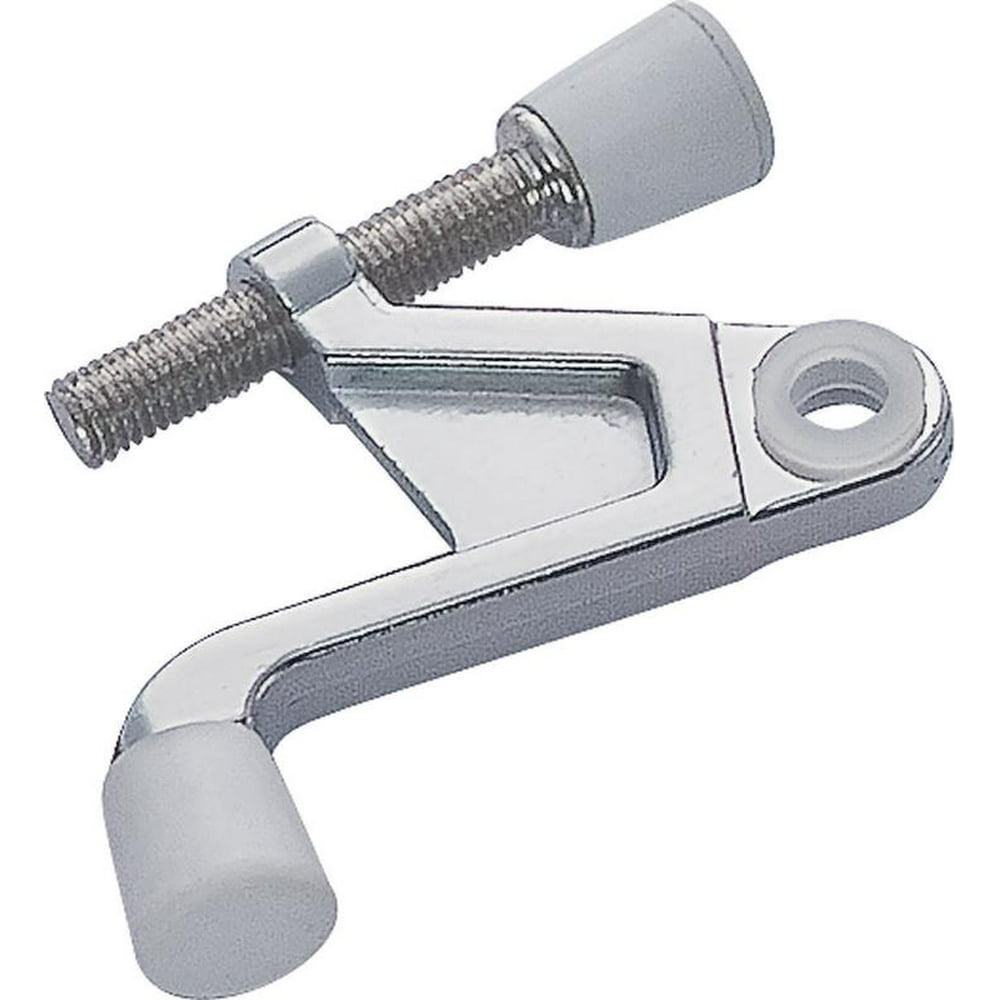 Prosource 4091609 Heavy Duty Hinge Pin Door Stop, DieCast Zinc, Chrome