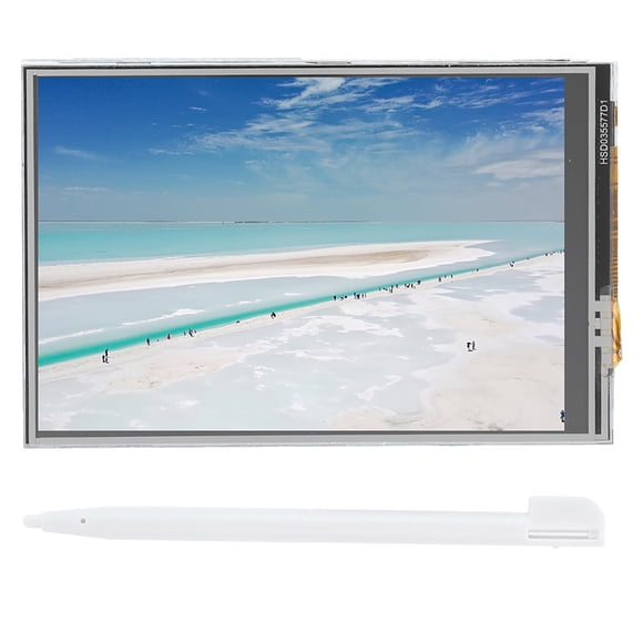 Pantalla RPi de 3,5 pulgadas, Monitor táctil resistivo 480x320 4B con bolígrafo apto para Raspberry Pi 3b