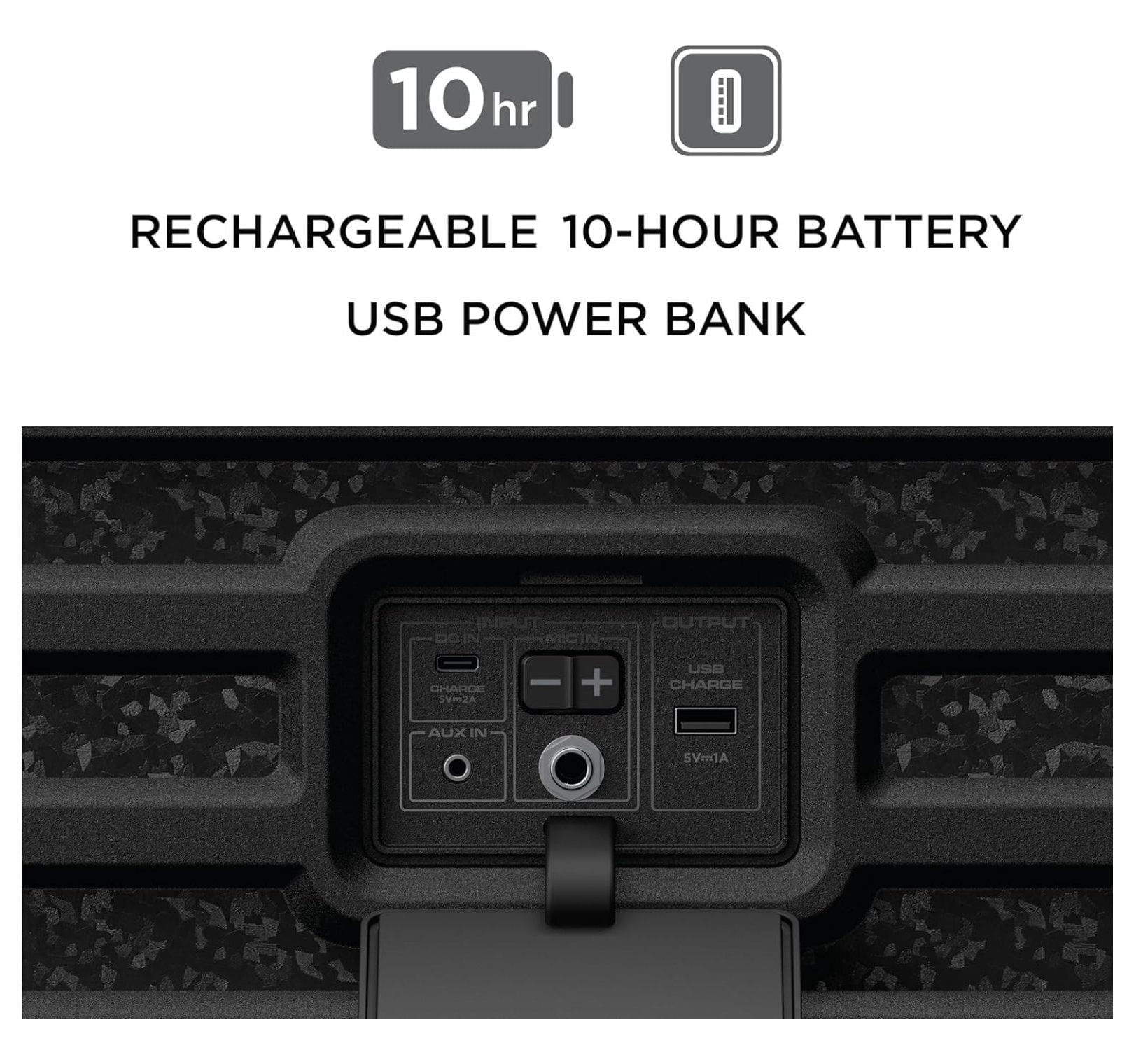 Audio Tailgater Tough - Rugged Portable All-Weather Wireless Bluetooth Speaker, IPX5 Water-Resistant, Outdoor Weather-Resistant Speaker, 65W