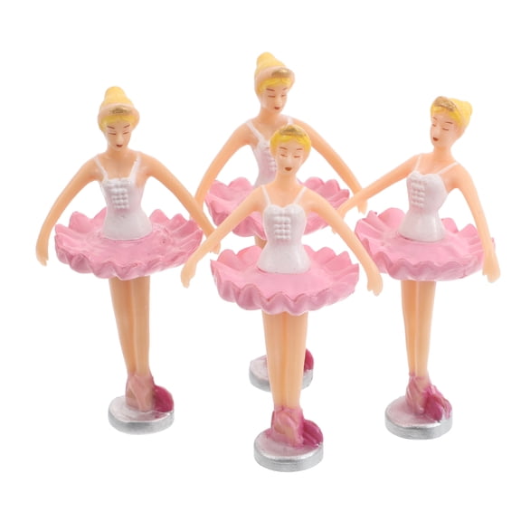 Set of 4 Rotating Ballerina Princess Dolls for Music Box, Delicate Ballet Dancing Figurines, Musical Jewelry Box Accessories for Collectors