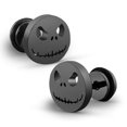 thumbnail image 2 of Pendientes Decorativos Minnieouse Estilo Punk Acero Inoxidable Negro 10x10mm, 2 of 6